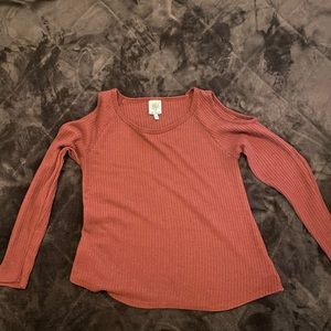 Self Esteem. Long sleeve knit. Medium